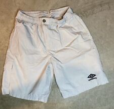 Vintage Umbro Athletic Cargo Pocket Tan Cream Shorts Men’s Size Medium M