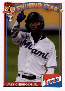 Jazz Chisholm Jr.  2021  Topps Archives  1991 Bazooka Shining Stars #91BZ-14