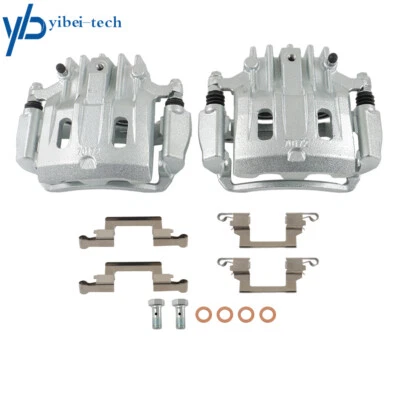 Pinzas de freno traseras 2 piezas con soporte para Ford F-250 F-350 Super Duty 2000-2004 Foto 1 de 4