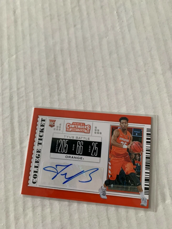 Tyus Battle 2019-20 Contenders Draft Picks Rookie Auto Card #115 - Image 1 of 1