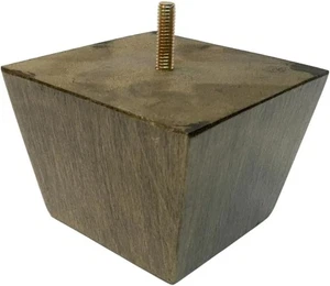 Pata/sofá/silla/pies de cama de roble cónicos de 3 pulgadas de altura - Juego de 4 - Imagen 1 de 1
