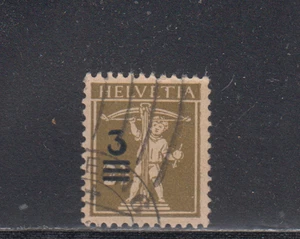 SWITZERLAND : 1930 - USED - SCOTT # 207  SURCHARGED - Picture 1 of 1