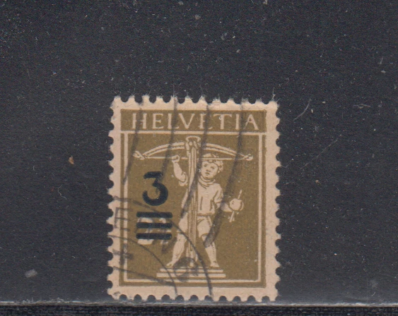 SWITZERLAND : 1930 - USED - SCOTT # 207  SURCHARGED - Image 1 of 1