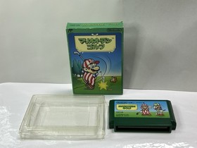 Mario Open Golf Nintendo Famicom NES Game /Box /Case No Manaua Tested Authentic
