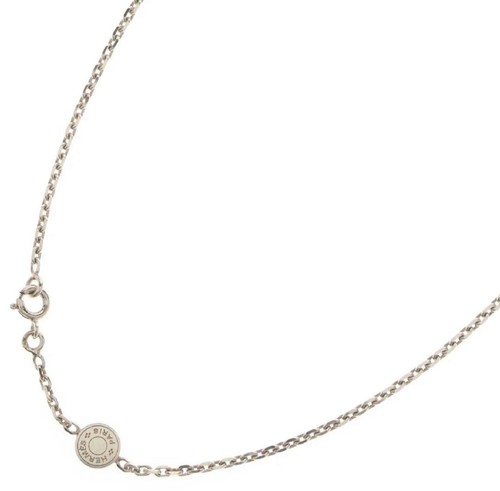 HERMÈS Collana catena Hermes Sellier argento 925 usata in ottime condizioni senza scatola 39 5 pollici