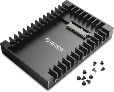 2,5" auf 3,5" interner Festplattenadapter Konverter Einbaurahmen - Bild 1 von 4