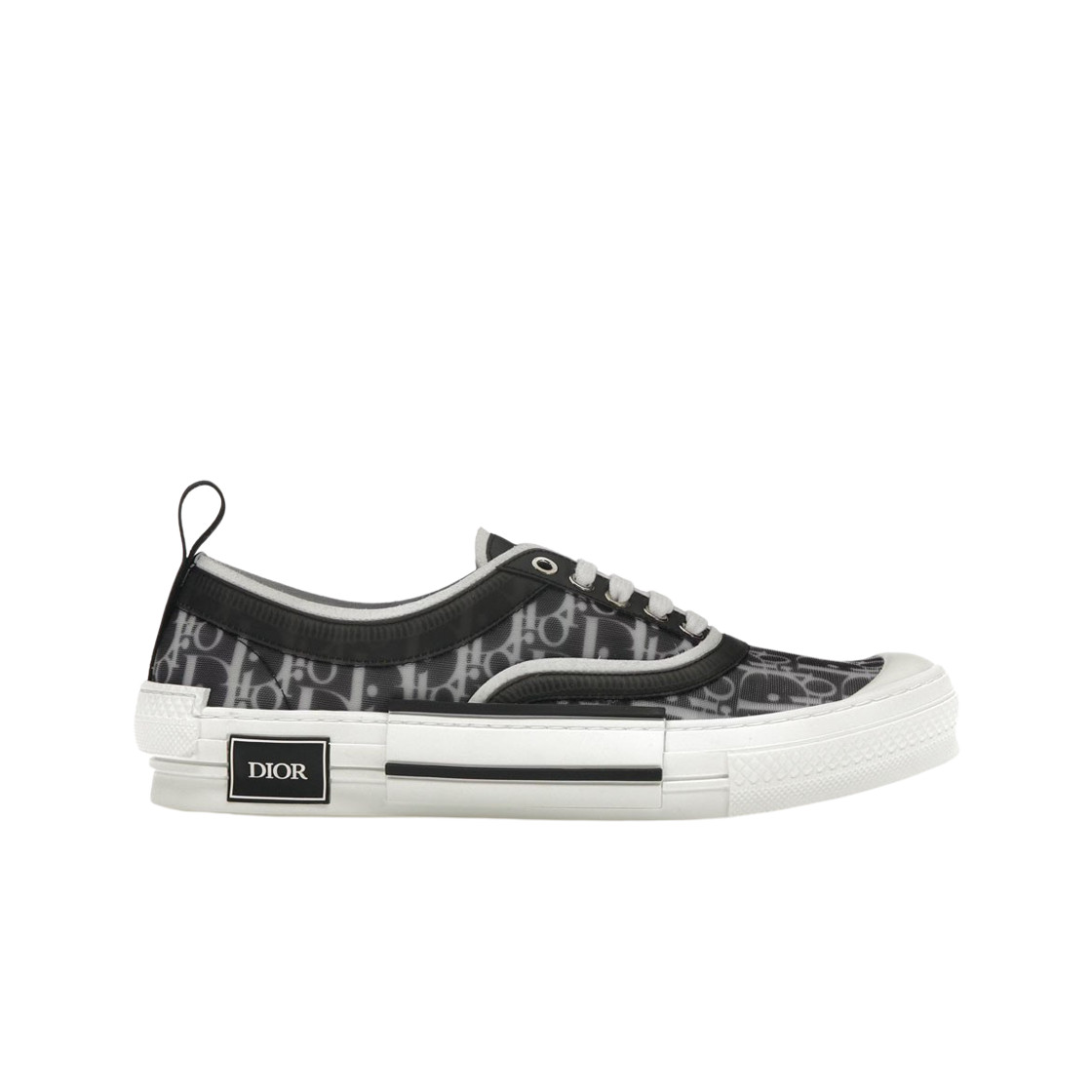 靴 Dior B23 Low Top Canvas Oblique Black 42 DIOR B23 Low Top Canvas Oblique Black - POIZON