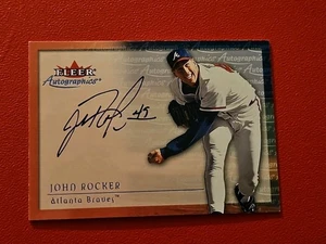 ⚾️2001 Fleer Autographics #86 John Rocker AUTO BRAVES - Picture 1 of 2