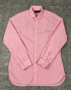 Polo Ralph Lauren Hemd Herren 16,5 34/35 Rosa Slim Fit Langarm Knopfleiste - Bild 1 von 5