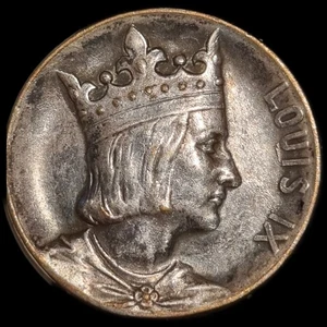 Medaglia Uniface Luigi IX - Foto 1 di 2