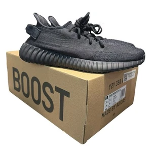 adidas Yeezy Boost 350 V2 Onyx HQ4540 Size US 10 Black Knit Sneakers New w/ Box - Picture 1 of 12