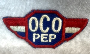 HTF Vintage Owens Oil/OCO PEP Gas Station Iron On Patch Old Americana - Picture 1 of 3