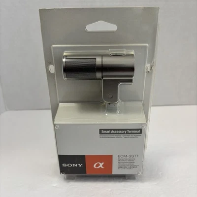 NEW Sony ECM-SST1 Compact Stereo Microphone for NEX-3/NEX-5 Camera - Image 1 of 4