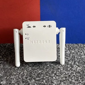 Netgear WN3000RPv3 Universal WLAN Range Extender weiß Ethernet 300 Mbps UK Stecker - Bild 1 von 6