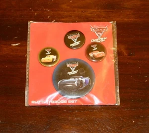 D23 DISNEY CARS 3 BUTTON SET NEVER BEEN USED - Picture 1 of 1