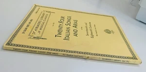24 Italian Songs & Arias 17th 18th Century Medium-Low Voice Schirmer Vol 1723 - Picture 1 of 8
