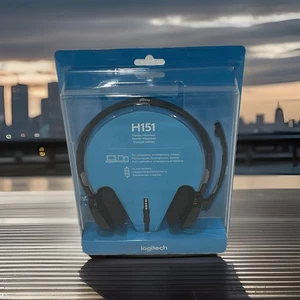 Logitech H151 Stereo Multi Device Headset with In Line Controls New OEM - Picture 1 of 4