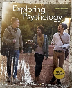 Exploring Psychology Paperback David G., DeWall, C. Nathan Myers - Picture 1 of 4