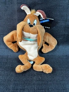 Vintage 1998 Marc Anthony Bulldog Bean Bag Plush Warner Bros Studio Store NWT - Picture 1 of 5