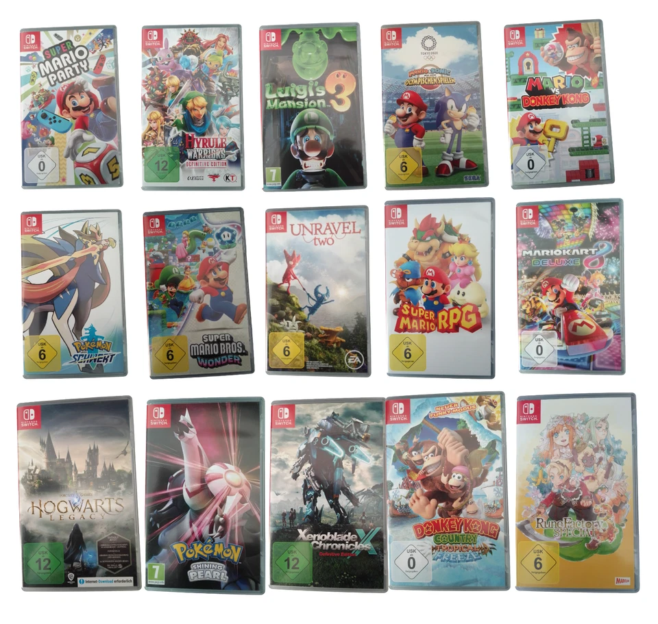 Große Nintendo Switch Spiele Auswahl Spiel, Mario, Zelda, Pokemon - Bild 1 von 1