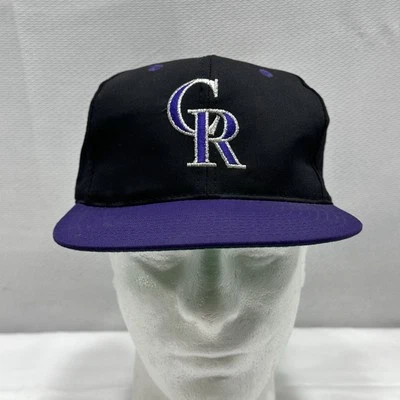 VTG Colorado Rockies TWINS ENTERPRISE SnapBack Hat MLB Baseball SpellOut NOS NWT - Image 1 of 4