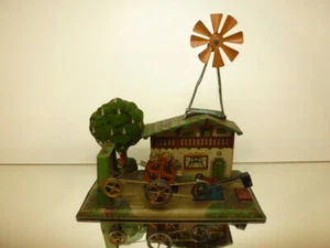 WK KRAUSS VINTAGE WATERMILL + WINDMILL for STEAM ENGINE - H23.0cm FAIR CONDITION - Imagen 1 de 7