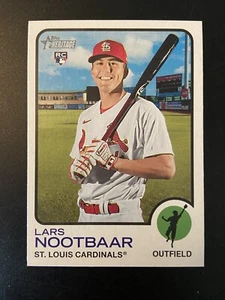 2022 Topps Heritage Lars Nootbaar #32 RC Cardinals - Picture 1 of 2
