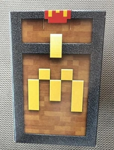 SEALED Minecraft McDonald’s BIG MAC CRYSTAL w/Unused Code + 4 Nether Sauces - Picture 1 of 4