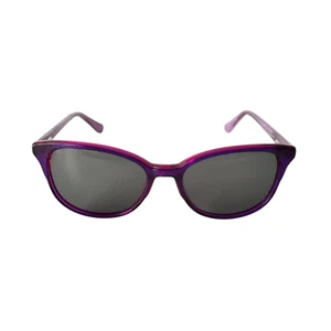 Betsey Johnson Sunwear Sunglasses Purple Floral Dainty 50-16-135 - Picture 1 of 8