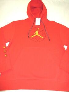 Nike Men's Jordan Essentials Mountainside Fleece Lined Hoodie Red Size Large NWT