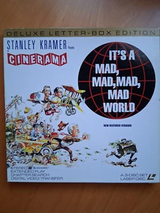 laserdisc đź“€ IT'S A MAD, MAD, MAD, MAD WORLD (USA) 3 disques "COFFRET" - Photo 1/6