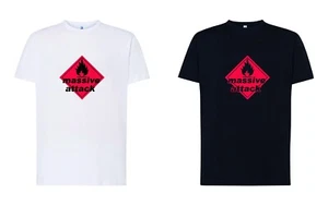 T-SHIRT MASSIVE ATTACK UOMO DONNA BAMBINO - 100% COTONE - Foto 1 di 4