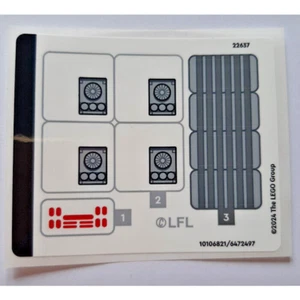 LEGO STICKER SHEET ONLY BOARDING THE TANTIVE IV 75387 New & Genuine for set - Picture 1 of 1