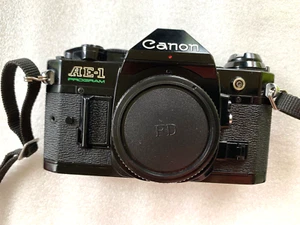 Canon AE-1 Program 35mm black Camera Body Good Working Conditions - Picture 1 of 6