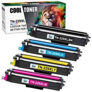 4x TN229 TN229XL Toner fit for Brother MFC-L3780cdw HL-L3280cdw L3220cdw Printer - Picture 1 of 4