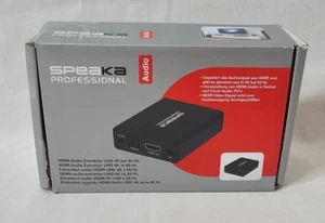 SpeaKa Professional Audio Extraktor SP-AE-H/TC-04v2 [HDMI - HDMI, Toslink, Klink - Bild 1 von 1