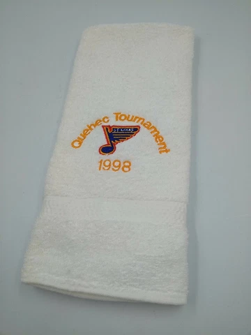 1998 St Louis Blues Quebec Tournament Rally Towel KINCAID Made in USA EUC Cover