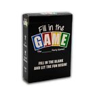 Fill in the game Card board game card game