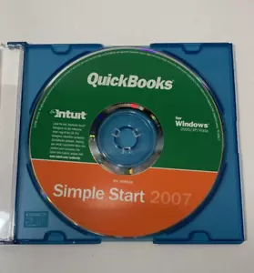 QuickBooks Simple Start 2007 Essentials Edition Financial Windows Disc Only - Picture 1 of 2