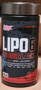 Nutrex Research Lipo-6 Black 120 Caps | Energizing Fat Burn - Picture 1 of 2