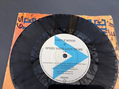 SIMPLE MINDS SPEED YOUR LOVE TO ME UK IMPORT PIC SLEEVE 45 RPM VINYL 7 CG - Image 1 of 4