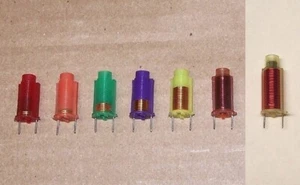 =ASSORTMENT= 7 pcs JW MILLER variable RF coil inductor vintage PC mnt radio part - Picture 1 of 1