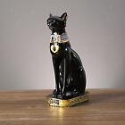 gyptische Katzengttin Bastet Statue Schwarzes Tier Schreibtischdekoration