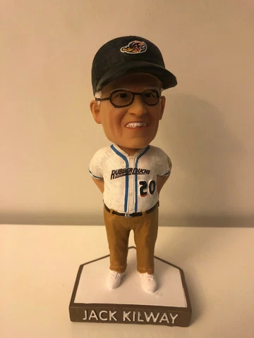 Akron Rubberducks Usher Jack Kilway SGA Bobblehead NEW IN BOX Cleveland Indians Cover