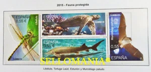 2015 FAUNA PROTEGIDA LIBELULA EDIFIL 4982 / 85 ** MNH HB TURTLE TC20506 - Imagen 1 de 1