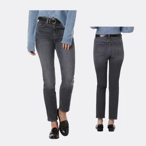 Favorite Daughter Erin High Rise Cropped Jeans Sz 26 Black Boulder NWT - Picture 1 of 8