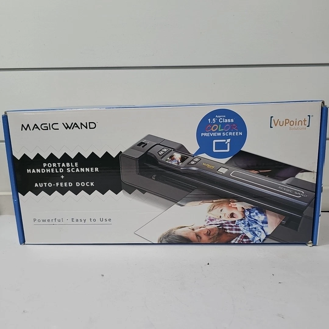 Portable Scanner Magic Wand With Auto-Feed Dock - 1200 DPI Document ...