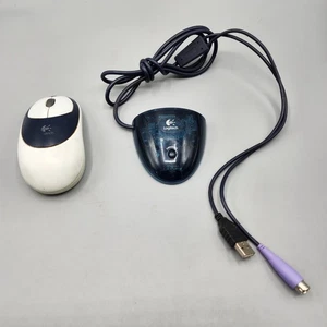 Logitech Kabellose Mechanische Ball Desktop Maus M-RP67 mit Adapter UNGETESTET Lesen - Bild 1 von 10