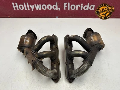 2005-2008 PORSCHE BOXSTER CAYMAN LEFT & RIGHT EXHAUST MANIFOLD OEM 62 kmiles - Image 1 of 4
