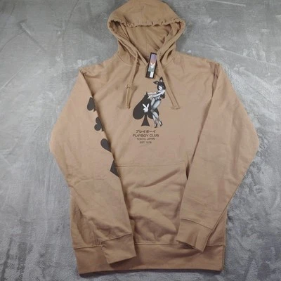 NWT Playboy Club Tokyo Japan Men's M Pullover Hoodie Anime Bunny Ace of Hearts - Image 1 of 4